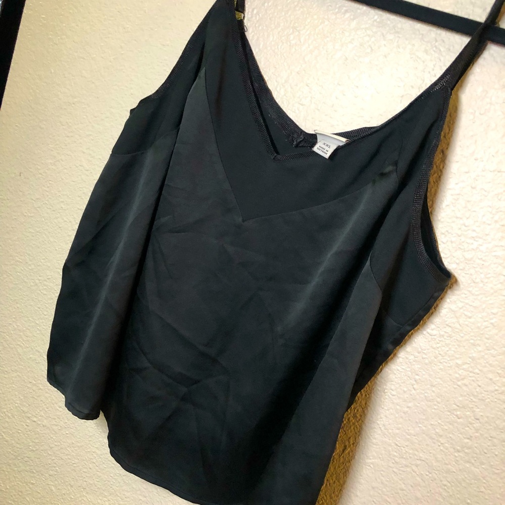 A New Day Silk black Tank top
